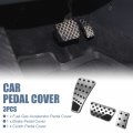 X Autohaux 3pcs Brake Pedal Pad Gas Accelerator Cover Clutch For Dodge Ram 2011-2018