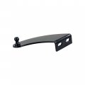 Jr Products Br-1125-bp Black Left Curved Bracket 