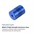 Uxcell 1pcs 4mm To 5mm Aluminum Alloy Shaft Coupling L25xd19 Flexible Coupler With Screws For Encoders And Motors Blue