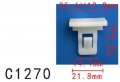 Autobahn88 Front And Rear Bumper Clip Compatible With Toyota Lexus Matrix 2003 Oem 76853-10010 Pack Of 20