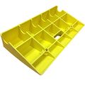 4 Polypropylene Plastic Portable Curb Ramp Color Yellow