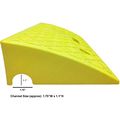 4 Polypropylene Plastic Portable Curb Ramp Color Yellow