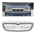 Front Grill For 1998-2002 Mercury Grand Marquis Gs Ls Replacement F8mz8200aa Fo1200353 Plastic Abs Upper Bumper Grille Chrome 