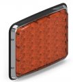 Tail Turn Lux 9x7 Amber Led Light With Clear Lens 180 Degrees Spread 36 Super Bright 3 Watt Leds Sae Class 1 Nfpa Tt-7900aa 