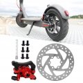 140mm Brake Disc Caliper Kit 6 Hole Aluminum Alloy Wear Resistance For Electric Scooter
