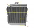 Cooling All Aluminum Radiator For Honda 2014-2020 Foreman 500 Trx500 4x4 Eps 