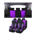 Car Seat Covers Full Set Breathable Front And Rear With 2mm Composite Sponge Inside Premium Cloth Automotive Cushion Protectors 