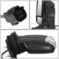 Auto Dynasty Fo1320552 Factory Style Driver Left Side Mirror Manual Folding Power Adjust Heated Glass Turn Signal Compatible