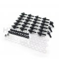 Httmt Mt215-009- Motorcycle Spike Black Fairing Bolts Kit Compatible With 1993-1999 Cbr 900rr 2000-2001 929rr 2002-2003 954rr