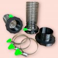 2 5 In Port Magduct System 10pc Starter Kit Magnetic Dust Collector Fittings Quick Disconnect With Heavy Duty Neodymium Magnets 