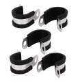 Uxcell 20mm Dia Epdm Rubber Lined P Clips Water Pipe Tube Clamps Holder 5pcs
