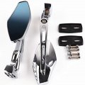 Xyzctem Universal Chrome Adjust Racing Sport Mirrors For Honda Cbr 600 1000 Rr F4i F4 Suzuki Gsxr 700 1300 Hayabusa Busa 