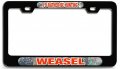 I D Rather Be Hunting Weasel 3d Metal License Plate Frame Universal Fit For Auto Suv And Truck Tag Holder 12 X 6 In Heavy Duty 