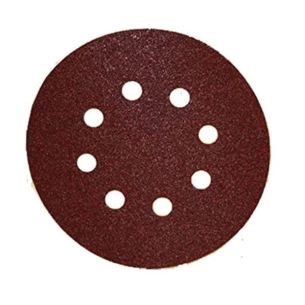 Pack Of 60 6 8 Holes Hook Loop Backing 80 120 180 240 320 Grit Sanding Disc Sandpaper Peel Air Sander