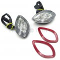 Httmt Mt224-003-cl Euro Led Flush Mount Turn Signal Light For 2004 2005 Cbr 1000 Rr Cbr1000rr Clear 
