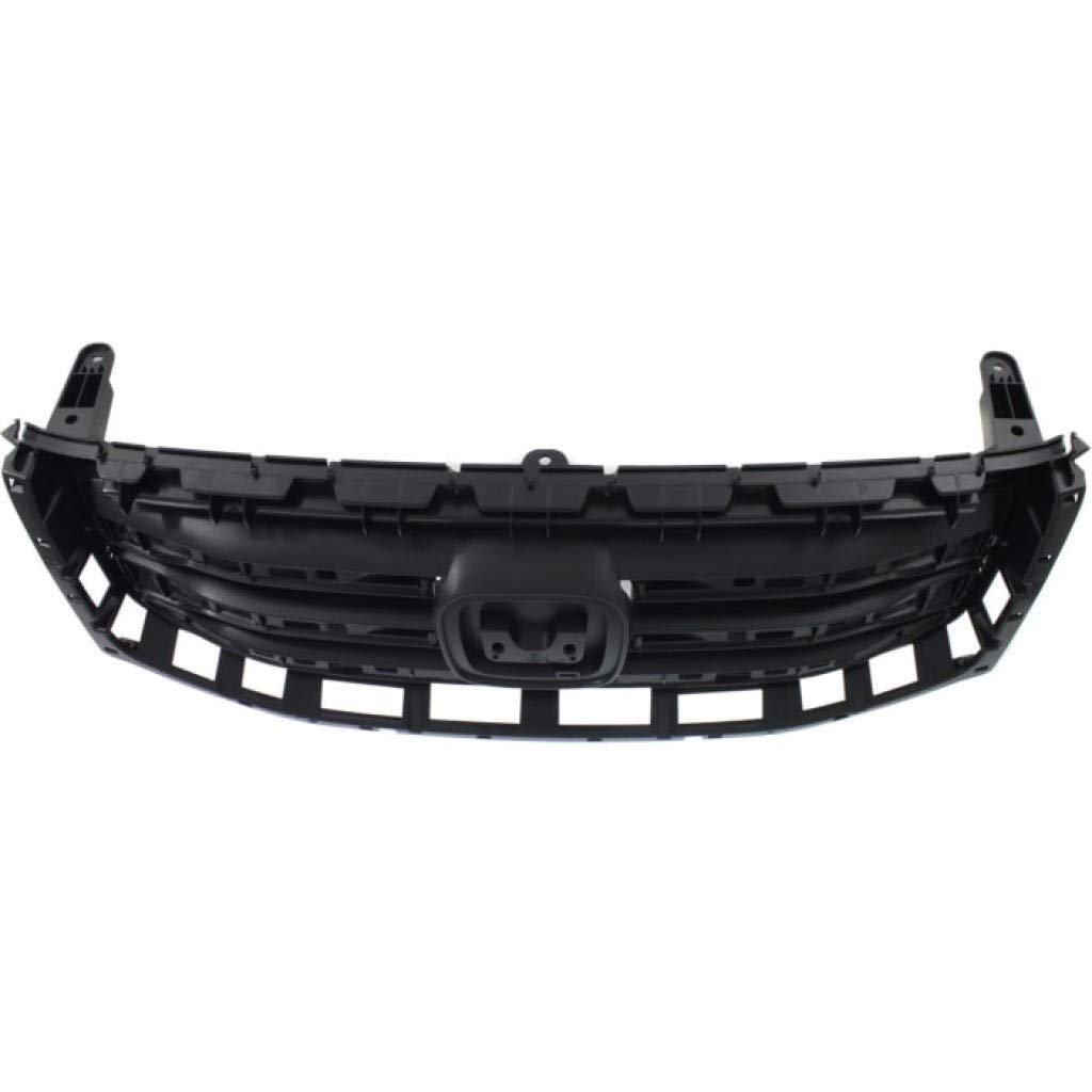 Honda Pilot Front Grille Assembly 2012 2013 2014 2015 Textured Black Shell And Insert Plastic Ho1200210 75101szaa11