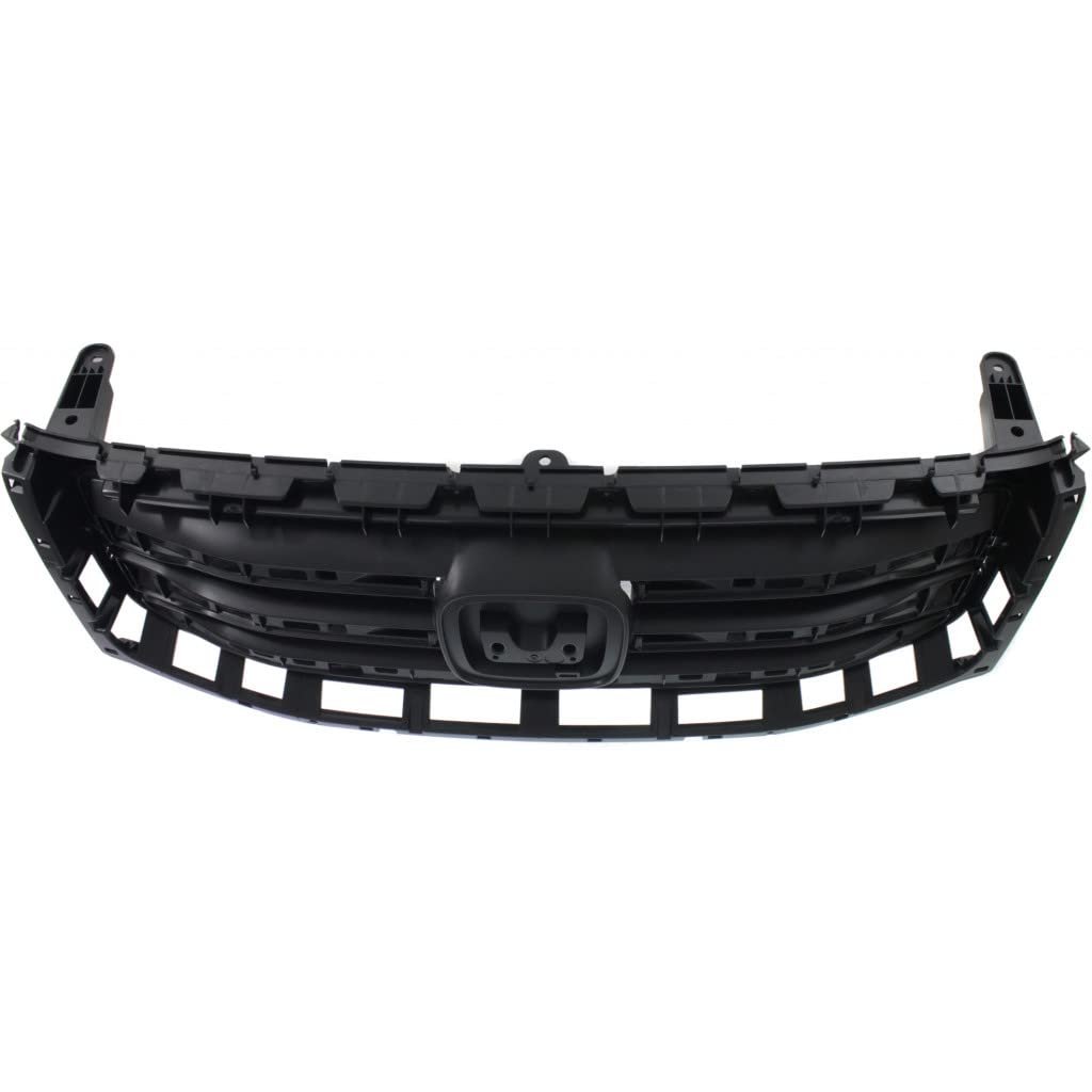 Honda Pilot Front Grille Assembly 2012 2013 2014 2015 Textured Black Shell And Insert Plastic Ho1200210 75101szaa11