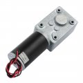 Uxcell Dc 12v 250rpm 8mmx14mm D-shape Shaft Electric Power Turbo Worm Geared Motor
