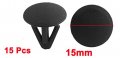15pcs Fastener Rivet Retainer Hood Insulation Clips For Car