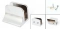 Uxcell 10-12mm Thick Glass Chrome Finish Shelf Clip Clamp Support Bracket
