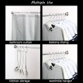 Uxcell Stainless Steel Clothes Closet Rod Bracket Flange Lever Support Holder Hanger Pole 1 3 Inch Dia 4pcs