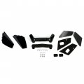 Kuafu Trunk Spoiler Compatible With 2015-2022 Ford Mustang 2 Door Coupe Models Rear Wing Gloss Black