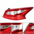 Waltyotur Replacement For 2016 2017 2018 265509hs0a Altima Red Transparent Rear Brake Lamp The Passenger Side Right Tail