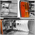 Auto Dynasty Gm2503283 Oe Style Passenger Right Side Chrome Housing Headlight Lamp Compatible With Gmc Sierra 07-14