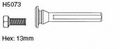 H5073 Disc Brake Housing Bolt 1 2 In Hexagon Carbon Steel Grade With Brass Finish 