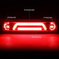 Oem Spoiler Model 3d Led Rear 3rd Third Brake Light High Mount Stop Lamp Compatible With Ford Mustang Lx Hatchback 87-93 Clear