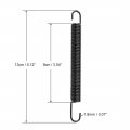 Uxcell 13cm Length Motorcycle Motorbike Black Kickstand Return Spring For Gy6-125