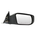 Black Passenger Side View Mirror Smooth With Power Adjustment Non-folding W Cover Compatible For 2013-2018 Nissan Altima