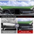 Autorder Dashboard Cover Mat For 2020 2021 2022 2023 2024 Ford Explorer Accessories Flannel Dash Sunshade Glare Uv Rays