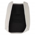 Ocpty Auto Armrest Center Console Lid Skin Cover For 2020 2021 2022 2023 Kia Telluride Protector White