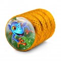 Colorful Jungle Frogs Valve Stem Caps For Tire Rim Wheel Aluminum Yellow