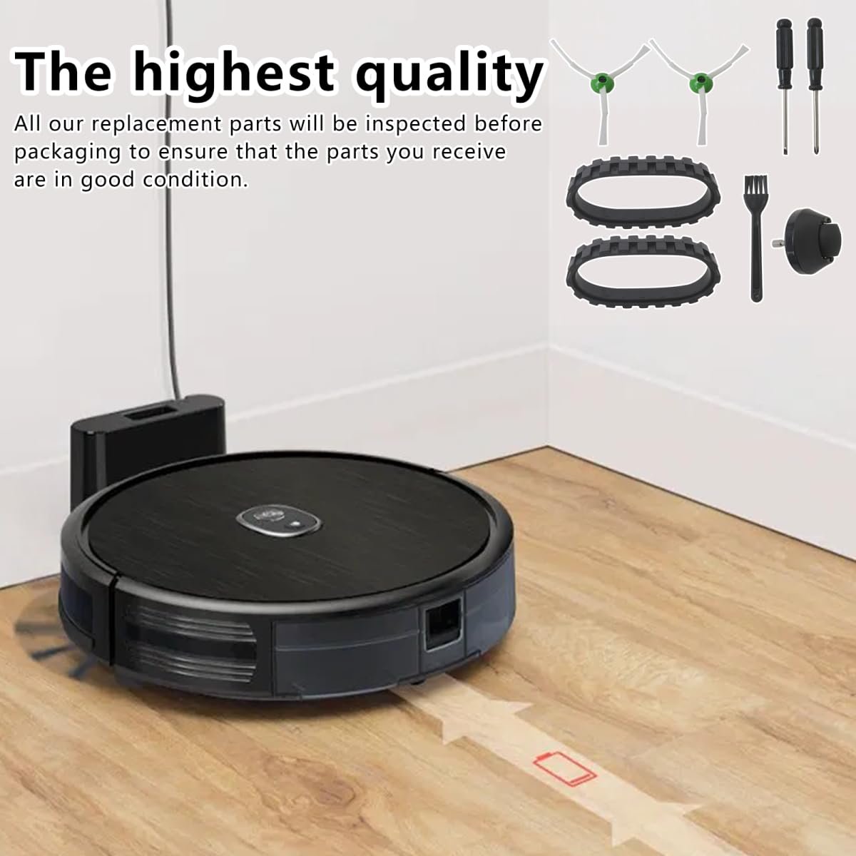 Tires For Irobot Roomba Front Wheel C-aster Replacement Parts Kit Fit I3 I4 I6 I7 I8 E5 E6 E7 J7 7550 3550 3150 5150 6198 7150