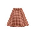 Home Collection By Raghu Newbury Gingham Barn Red Lampshade 10 