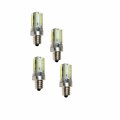 Hqrp 4-pack Led Bulb Warm White For Whirlpool Brs70cbana00 Brs70wrana00 Brs70drana00 Brs70erana00 Ed5kvexvl00 Brs62abana00 