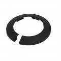 Uxcell 75mm Plastic Wall Flange Radiator Water Pipe Cover Black