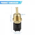 Uxcell Engine Coolant Temperature Sensor No Md177572 For Mitsubishi Eclipse 1996-2012 Water