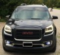 White Led Halo Fog Lamp Driving Light Kit Wiring Harness Switch For 2013-2016 Gmc Acadia