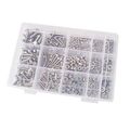 Hex Flat Head Bolts M4 M5 M6 Metric Screws Nuts And Lock Washers Sae Assortment Kit 304 Stainless Steel510pcs 