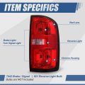 Auto Dynasty Gm2801270 Rear Tail Lights Brake Lamps Assembly With Reverse Light Compatible Chevrolet Colorado 2015-2022