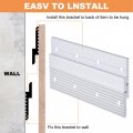 Uxcell French Cleat Picture Hanger 6 Inch 10 Pairs Aluminum Z Clip Supports 60lbs Interlocking Wall Mounting Bracket To Hang