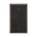Amertac 90dvb Amerelle Egg Dart 1 Blank Wallplate Aged Bronze Cast 