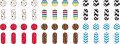 Stickertalk Whimsical Apple Watch Crown Button Dots 1 Sheet Of 24 Stickers At 0 55 Centimeters Diameter5 By 0 35 