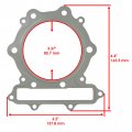 Caltric Cylinder Head Gasket Compatible With Honda Xl600r 1983-1987 12251-mg2-792