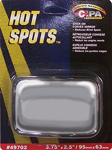 Cipa 49702 Hotspot Mirrors Stick-on Convex Wedge 2 5 X 3 75