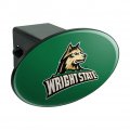 Wright State Primary Logo Oval Tow Trailer Hitch Cover Plug Insert