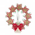 Holiday Wreath Night Light Includes Rotational Socket With On Off Switch 